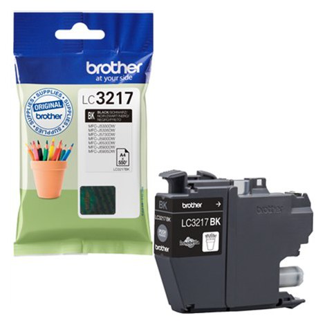 Brother LC | 3217BK | Black | Ink cartridge | 550 pages - 2